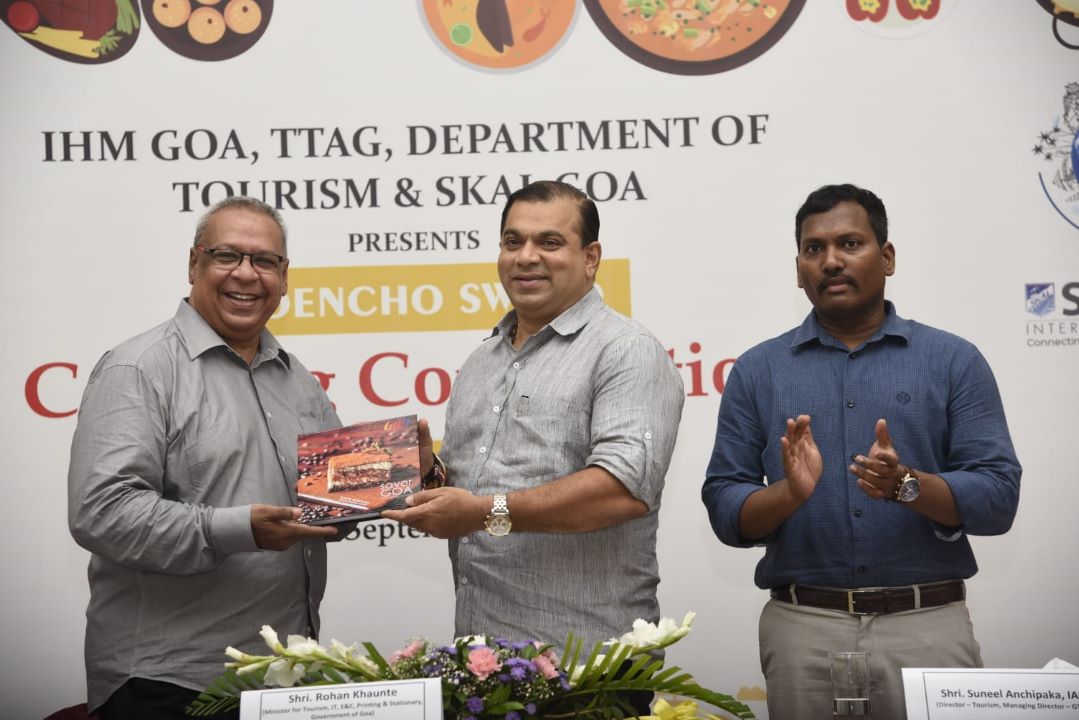 Shri Rohan A. Khaunte and award-winning author Shri Flavel Monteiro have launched ‘SAVOR GOA: The Best Restaurants,’ celebrating Goa’s culinary heritage.